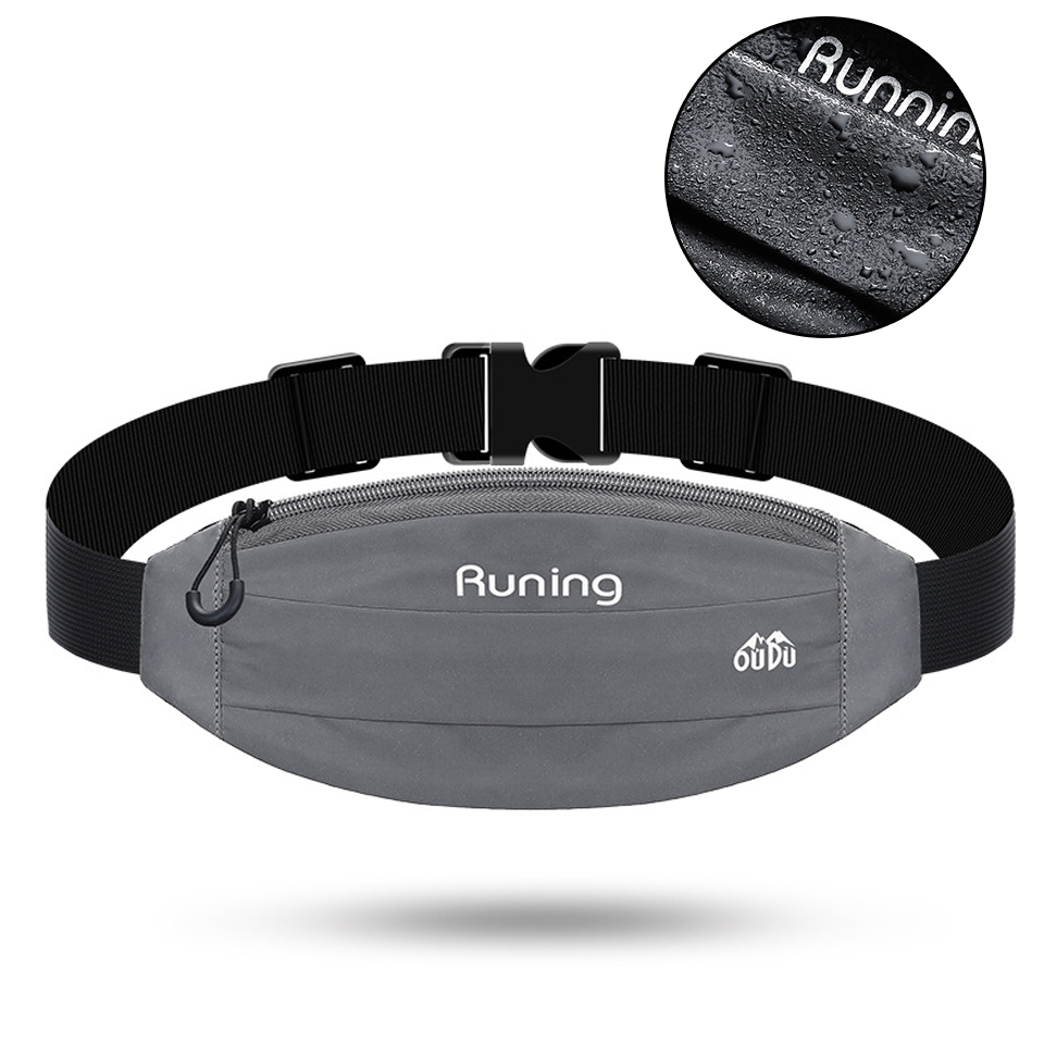 Running Gear Belt - Reflective Running Bag Pockets Sports Waist