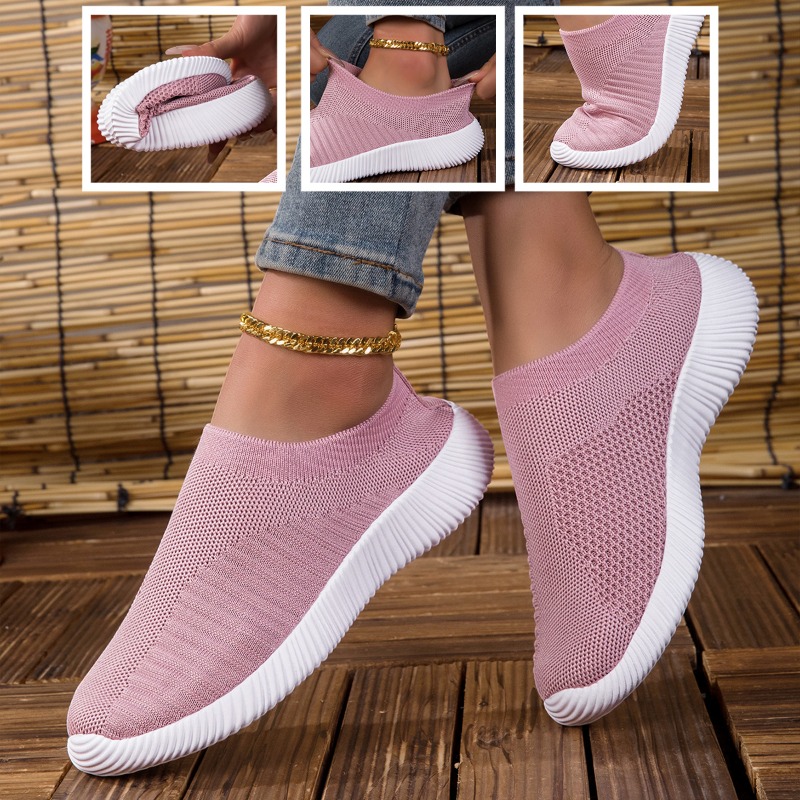 Running Gear Women - Women's Sneakers Breathable Knitted Mesh Comfortable