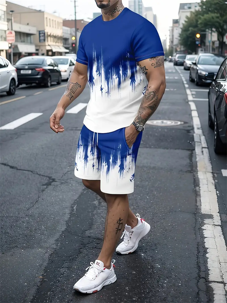 Men Women Gradient Texture T-s - огляд і ціна Running Gears