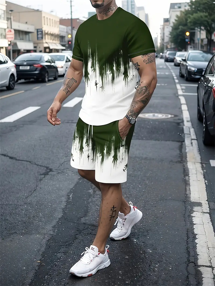 Men Women Gradient Texture T-s - огляд і ціна Running Gears