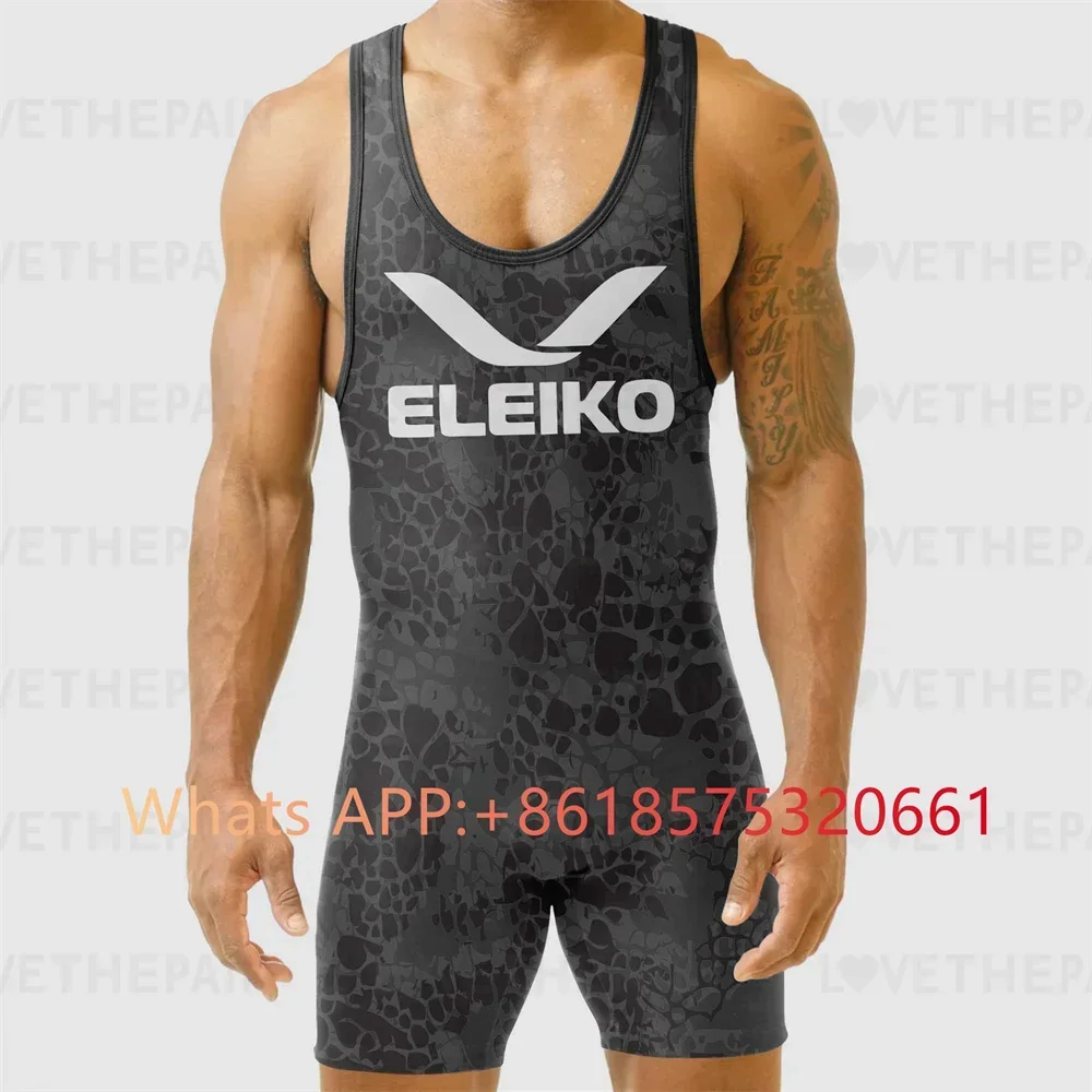 ELEIKO Mens Wrestling Singlet  - огляд і ціна Running Gear Train
