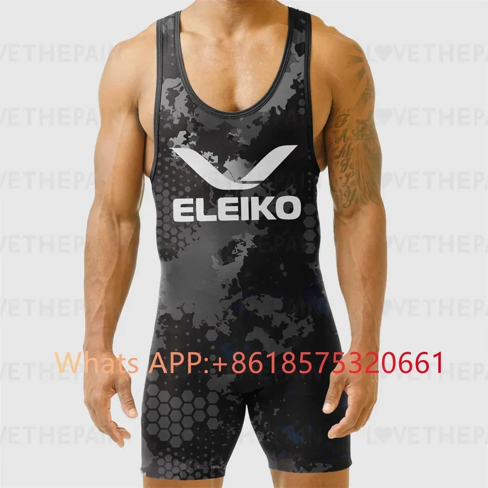 ELEIKO Mens Wrestling Singlet  - огляд і ціна Running Gear Train