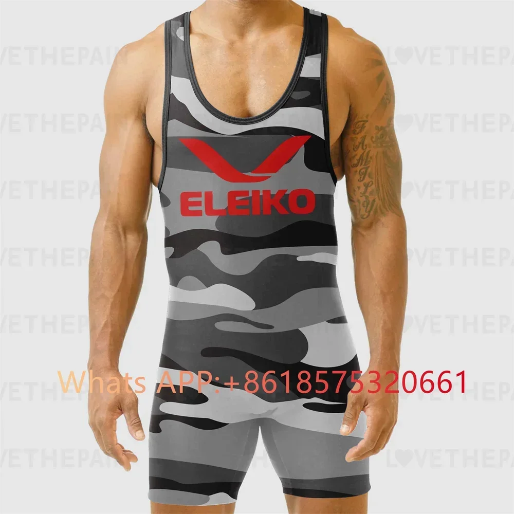 ELEIKO Mens Wrestling Singlet  - огляд і ціна Running Gear Train