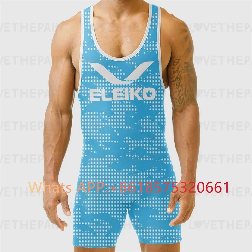 ELEIKO Mens Wrestling Singlet  - огляд і ціна Running Gear Train