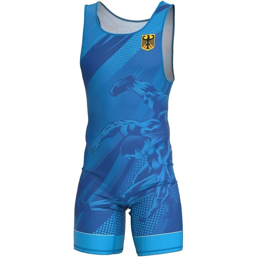 new Men Wrestling Singlet Unif - огляд і ціна Running Gear Train
