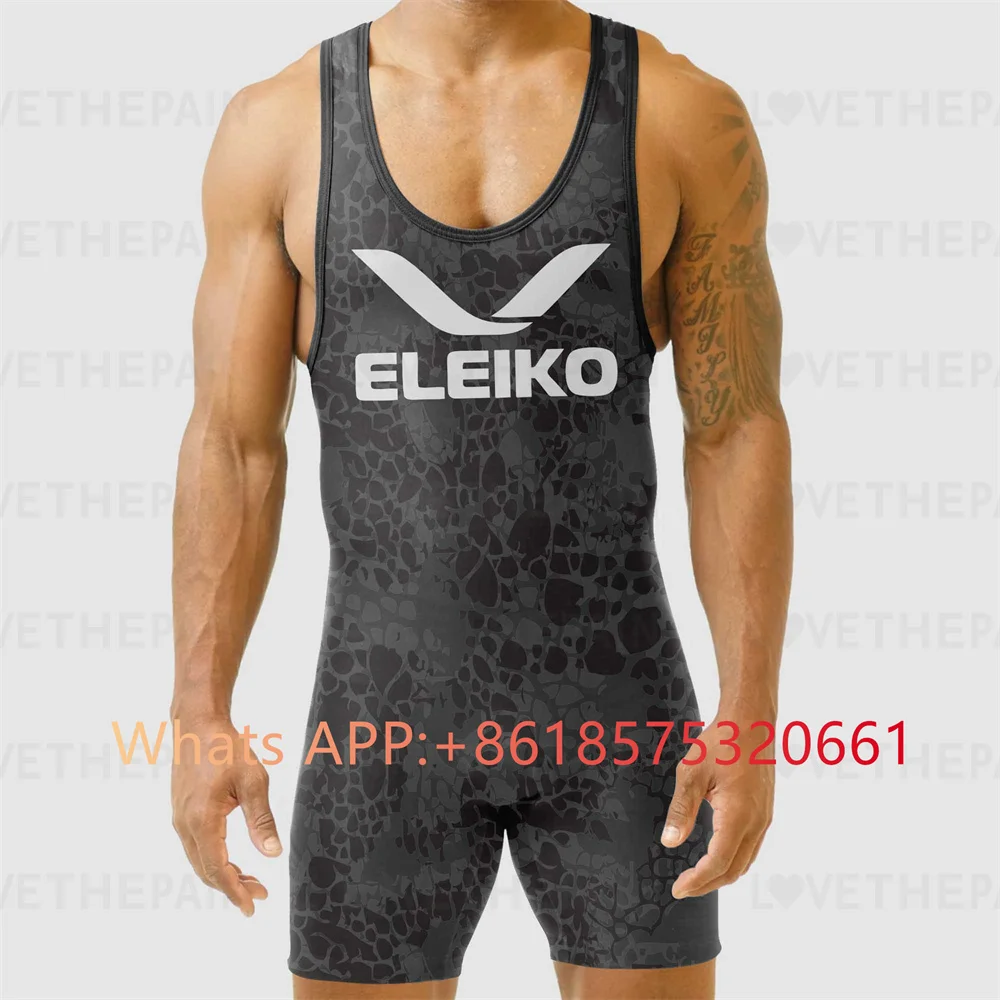 ELEIKO Mens Wrestling Singlet  - огляд і ціна Running Gear Train
