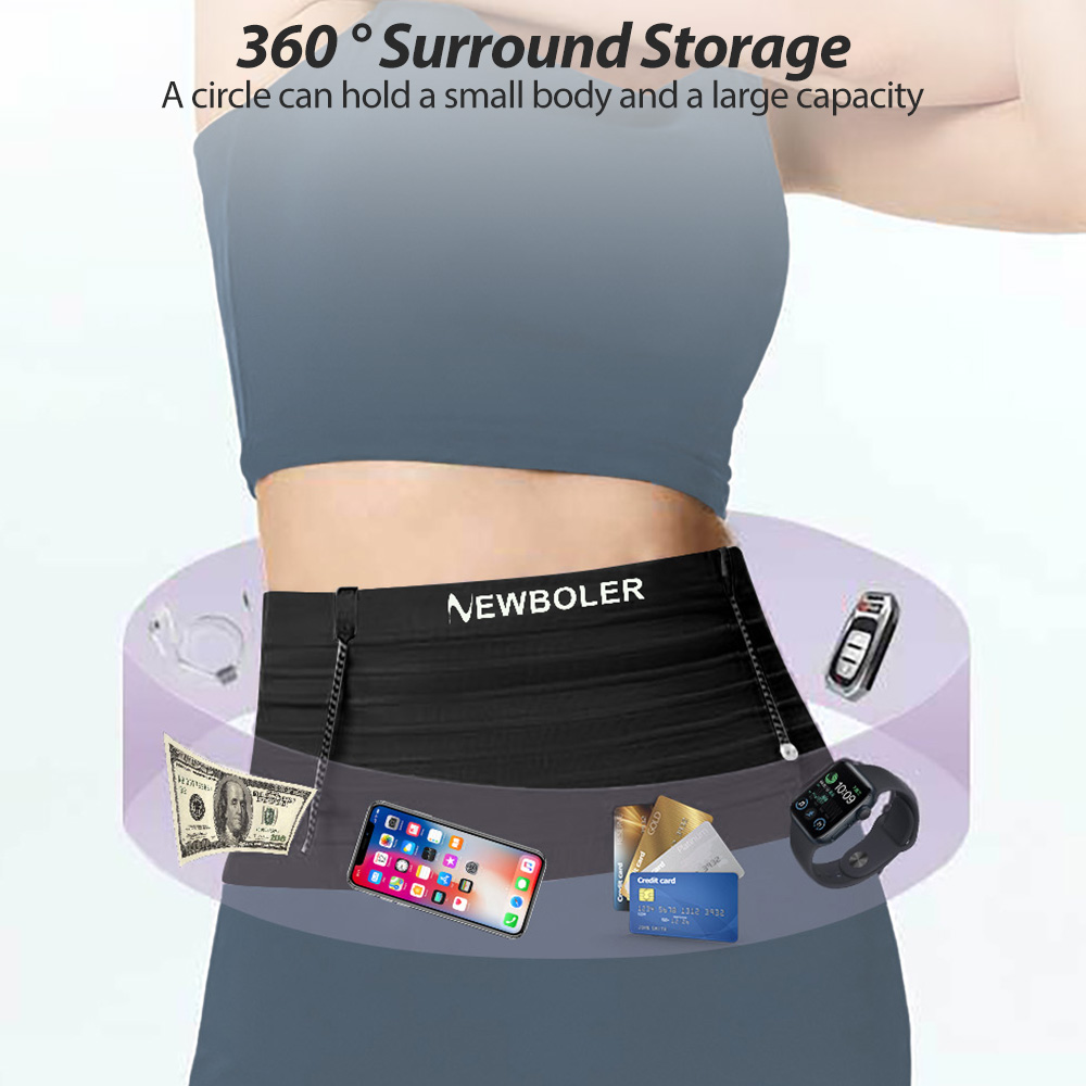 NEWBOLER Elastic Sports Waist  - огляд і ціна Running Gear Belt