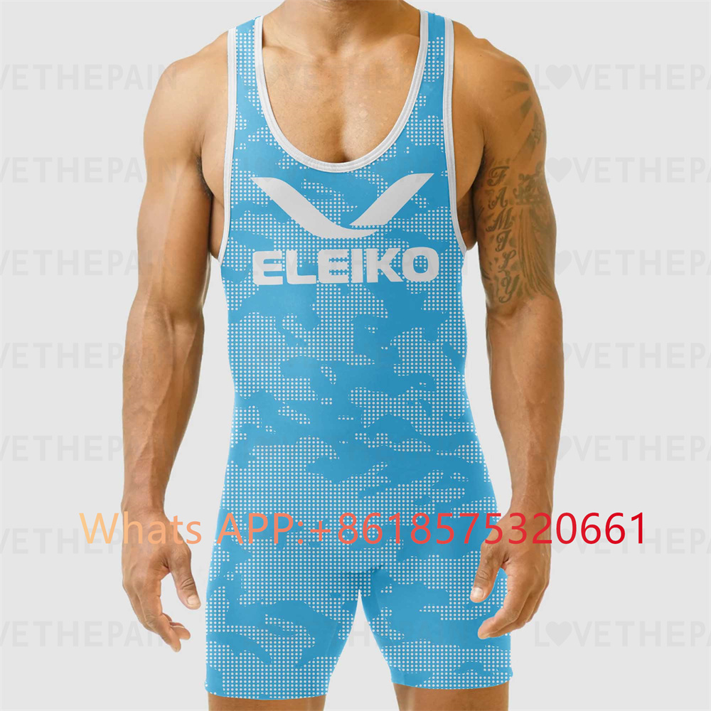ELEIKO Mens Wrestling Singlet  - огляд і ціна Running Gear Train