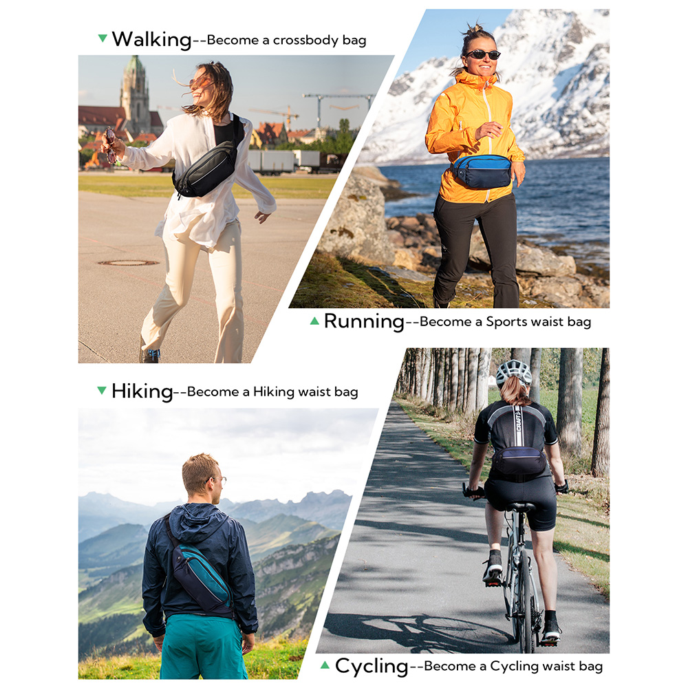 WATERFLY Fanny Pack Waist Bag  - огляд і ціна Running Gear Belt