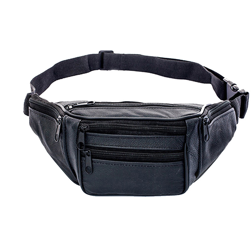 Leather Men Waist Chest Bag Th - огляд і ціна Running Gear Belt